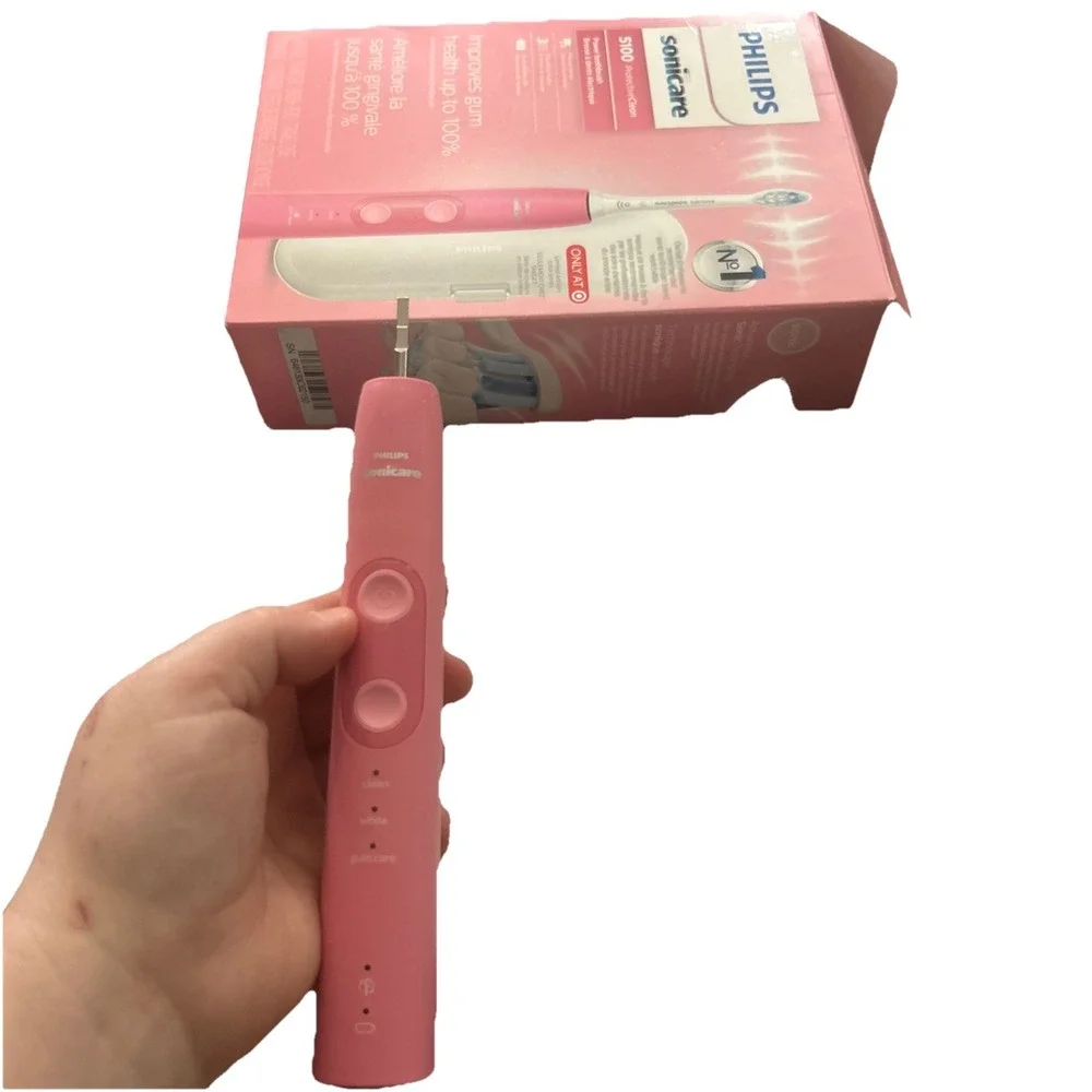 Philips Sonicare Protective Clean 5100 Gum Health Electric Toothbrush Deep Pink